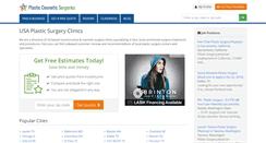 Desktop Screenshot of plasticcosmeticsurgeries.com
